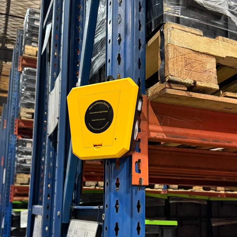 Picture 7: Warehouse Rack Blind Spot Warning System 6m Two-Way Infrared Anti-Collision Sensor Corner Safety Alarm for Forklift & Pedestrian