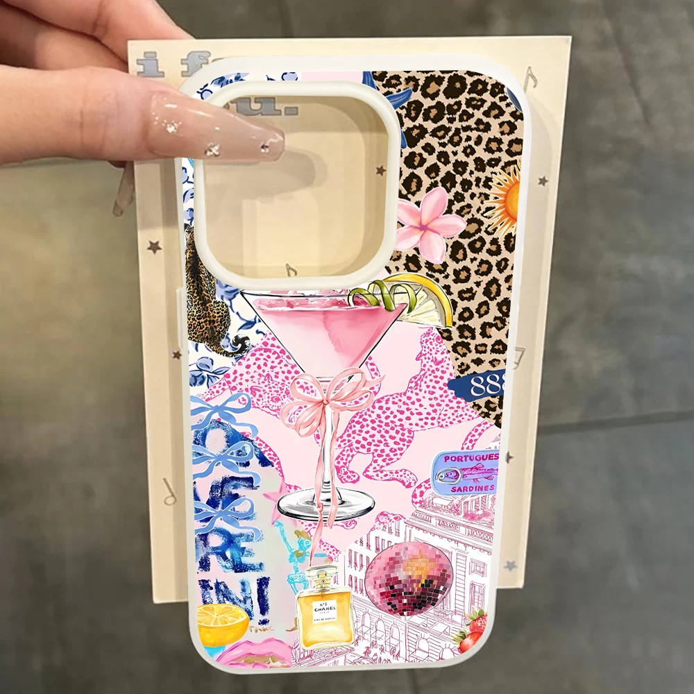 Für iPhone 17 15 16 14 Pro Max Hülle Plus Künstlerische Retro-Collage-Abdeckung Für iPhone 13 11 12 ProMax XS XR Plus Sturzsichere INS Hüllen – Detail 4