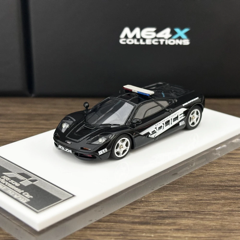 Newly Stocks SCM MY64 1/64 MF1 1992 NFS SCPD Speed Enforcement Car Black Color Resin Model Car In 2024