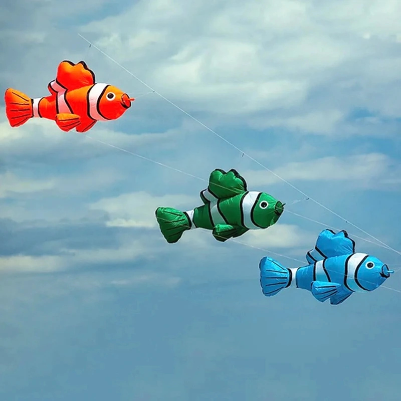 Flying fish kite pendant giant soft kite flying octopus kites flying nylon toys wind kites ultra large kite toy Kites for adults