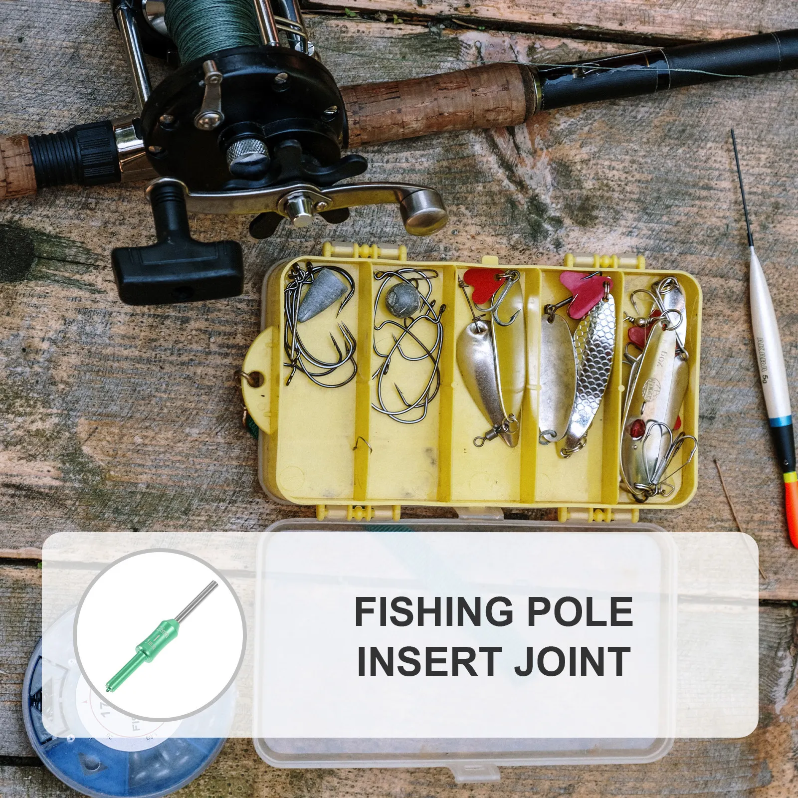 Premium Titanium Alloy Fishing Rod Reducing Joint Insert Connector for Pole Diameter Adaptation Valve Control Industrial