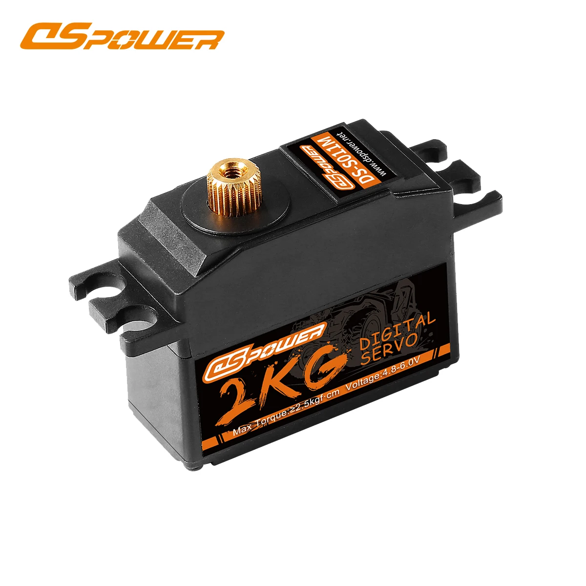 DSPOWER 2KG デジタルメタル/プラスチックギアサーボ 4.8~6.0V モーター 1/12 1/14 RCカー クローラー MN128 ヘリコプター ドローン ボート おもちゃパーツ用