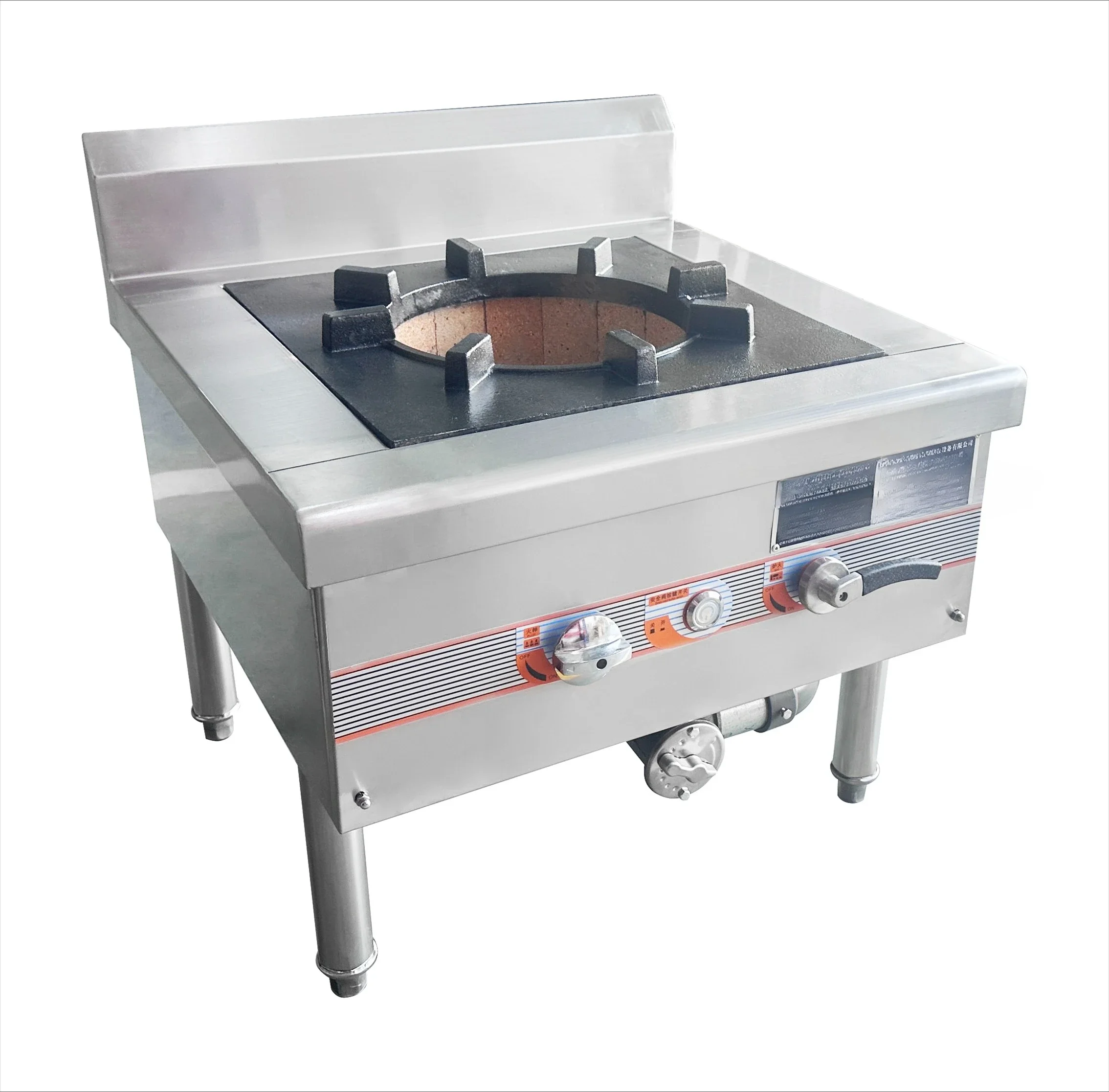 Commercial kitchen Steel gas stove Soup saucepan Essential equipment for kitchen professionals