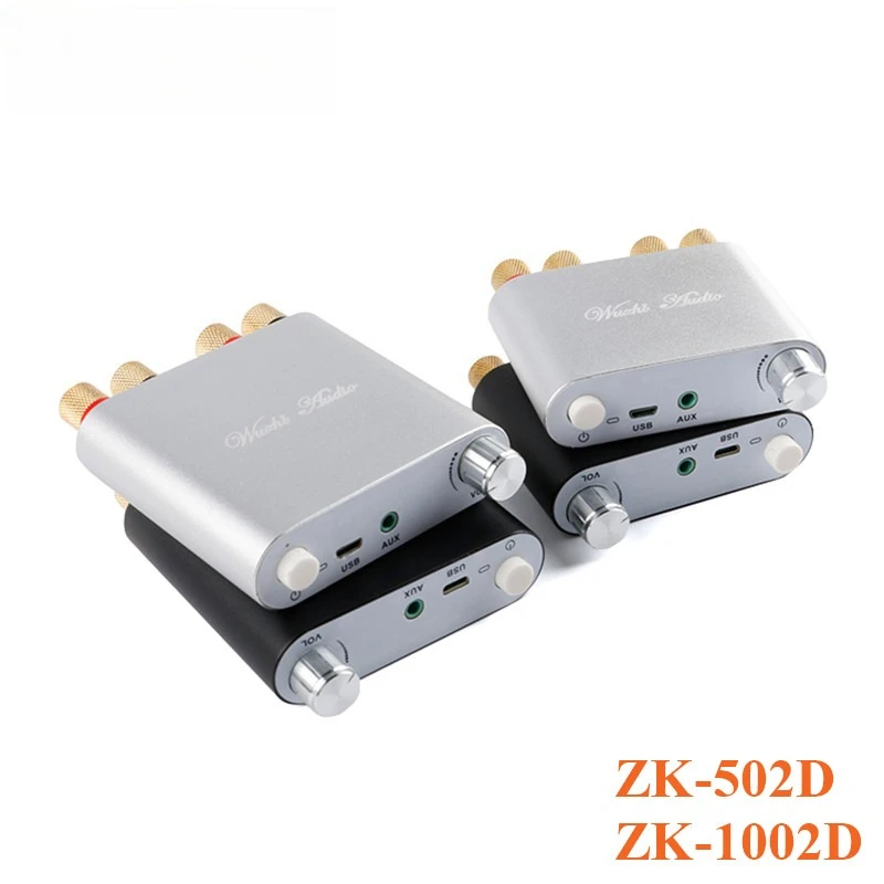 AUX TPA3116 ZK-1002D ZK-502D Digital Power Amplifier Board Module 2*50W 2*100W Speaker Stereo Audio AMP Bluetooth-compatible