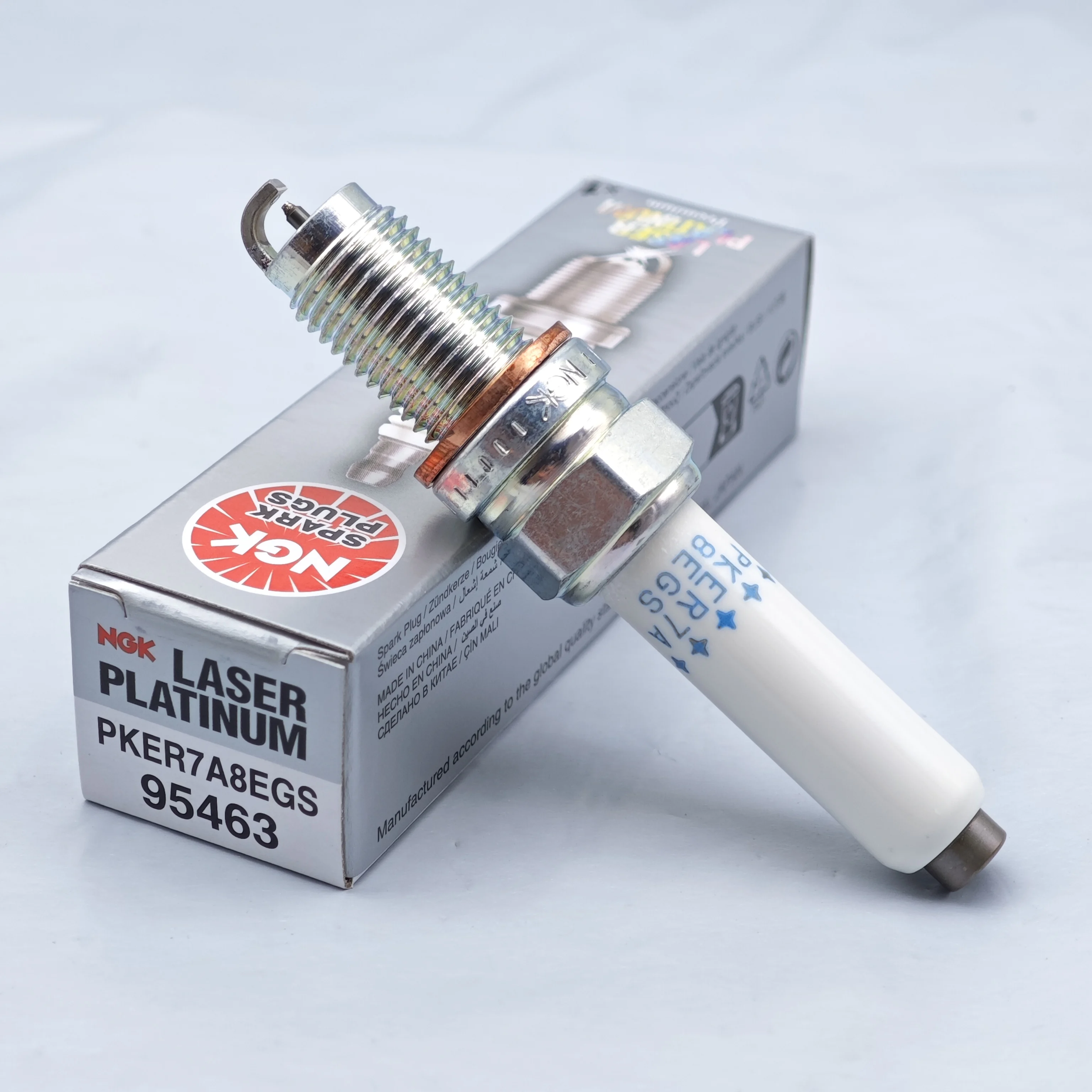 3pcs Double Platinum NGK Spark Plug PKER7A8EGS 95463
