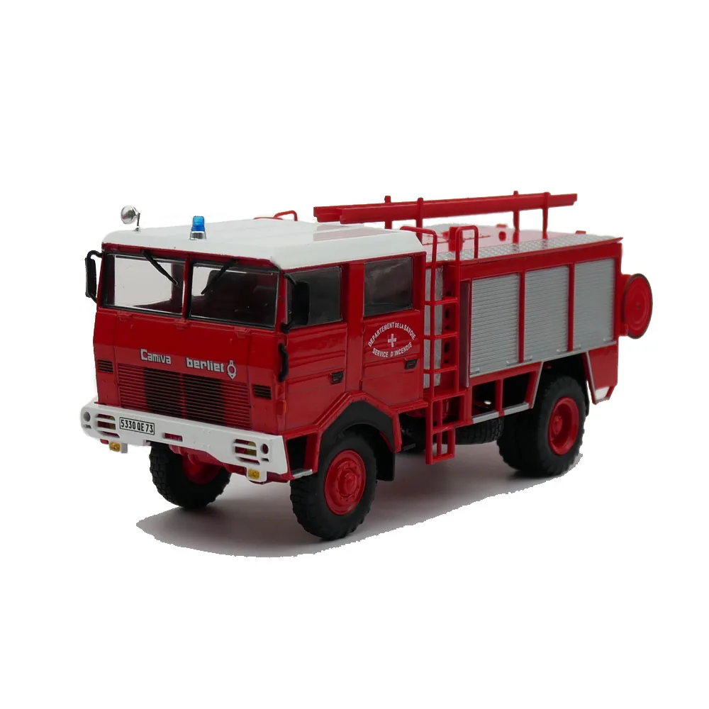 Diecast Ixo 1:43 escala Berliet GBD motor de bomberos todoterreno bomba camión coche en miniatura de aleación juguete coleccionable regalo exhibición de recuerdo