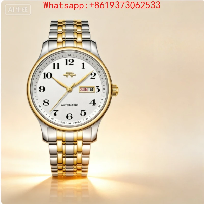 2026 Custom New Automatic Mechanical Watch Classic Roman Date Bottom Casual Gift Men's Watch