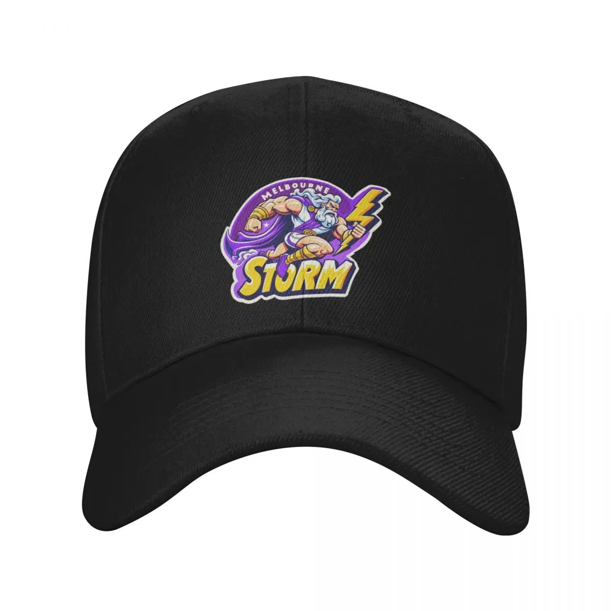 Melbourne Storm Baseball Cap Sports Cap beach hat Vintage western Hat Women's Golf Wear Men's