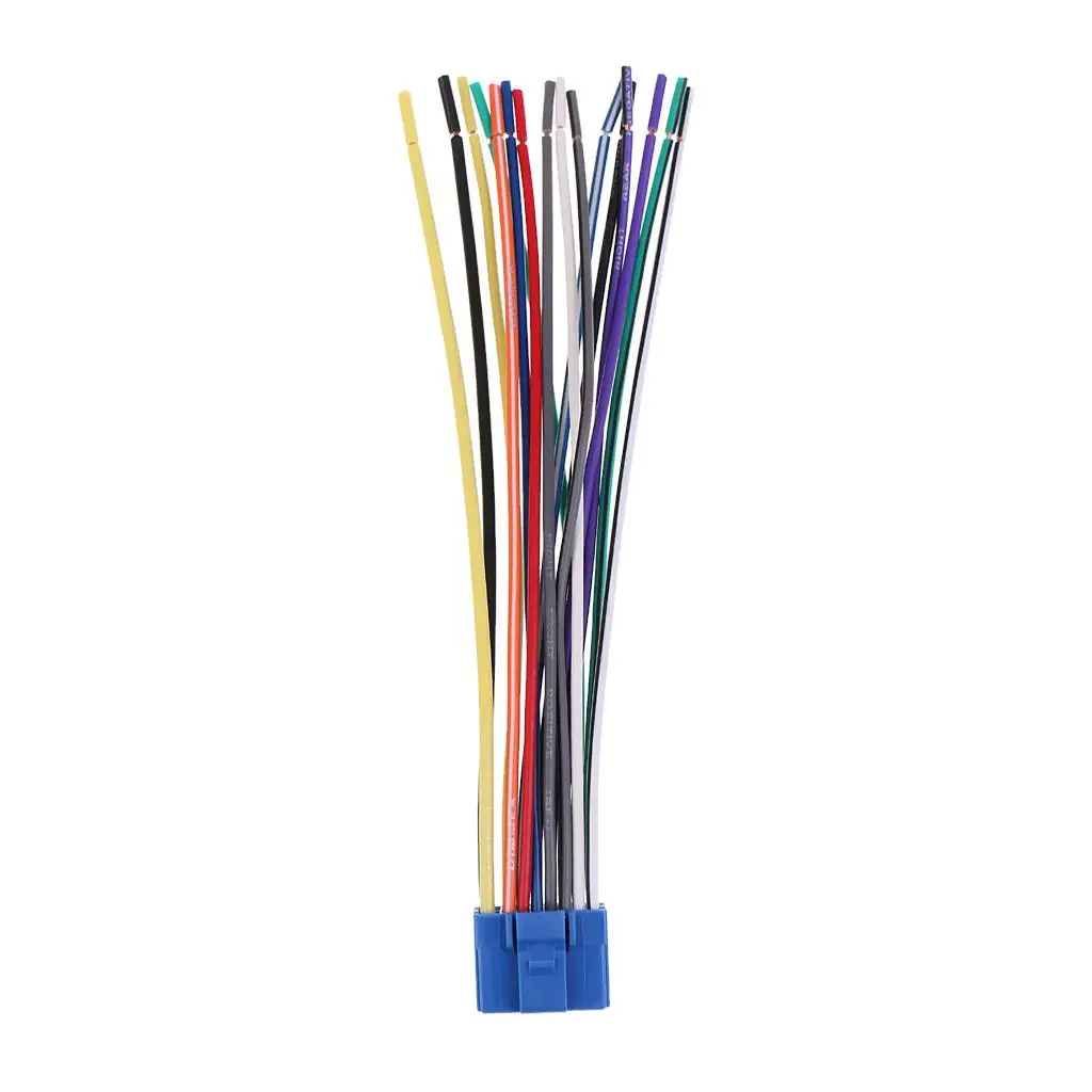 Blue Radio Wire Harness 16 Pin Connector Car Audio Video Installation Product for Pioneer AVIC-N3