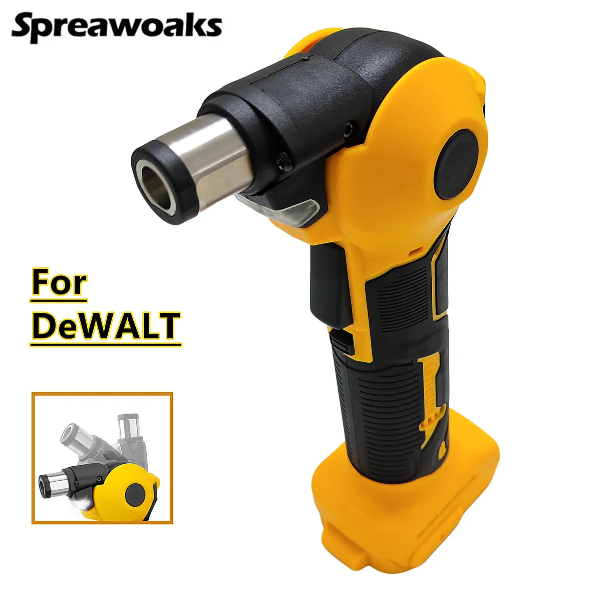 

Cordless Palm Nailer 0-90° Adjustable Electric Auto Hammer With Magnetic Head 20000RPM Power Tools For DeWALT 20V 18V Battery