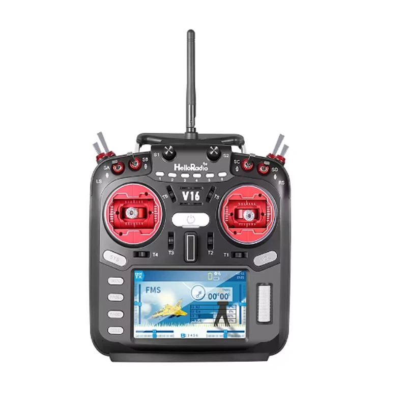 HelloRadio V16 MAX Multi Protocol Remote Control High-frequency Head EDGTX Touch Screen Radio Transmitter for FPV RC Drone