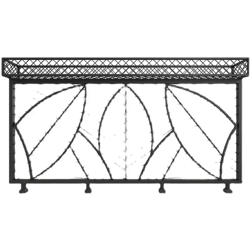 Restaurant partition fence, industrial wind partition bar, hotel booth partition hollowed out, low wall flower stand