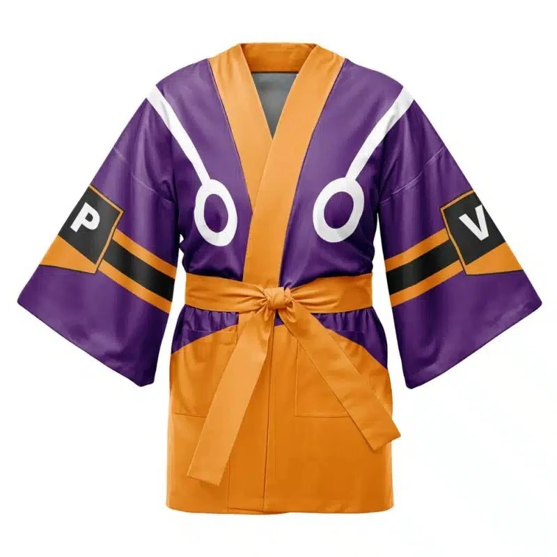 

Egg Head Island Saab Vivi Style Feather Weaving Purple Orange Contrasting Japanese One Piece Anime C-suit