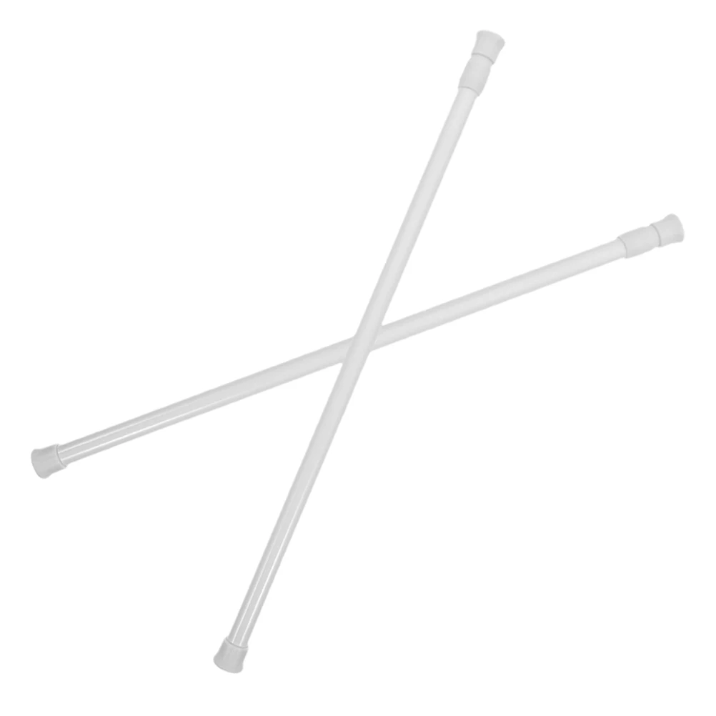 

2pcs Adjustable Curtain Rod Tension Holder Spring Retractable Shower Curtains Rods 40-70cm Wall Mount Home Decor Accessories