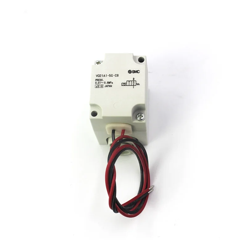 

SMC VQ21A1-5G-C8 Original SMC 2 Port Solenoid Valve VQ21A1-5G-C8-F