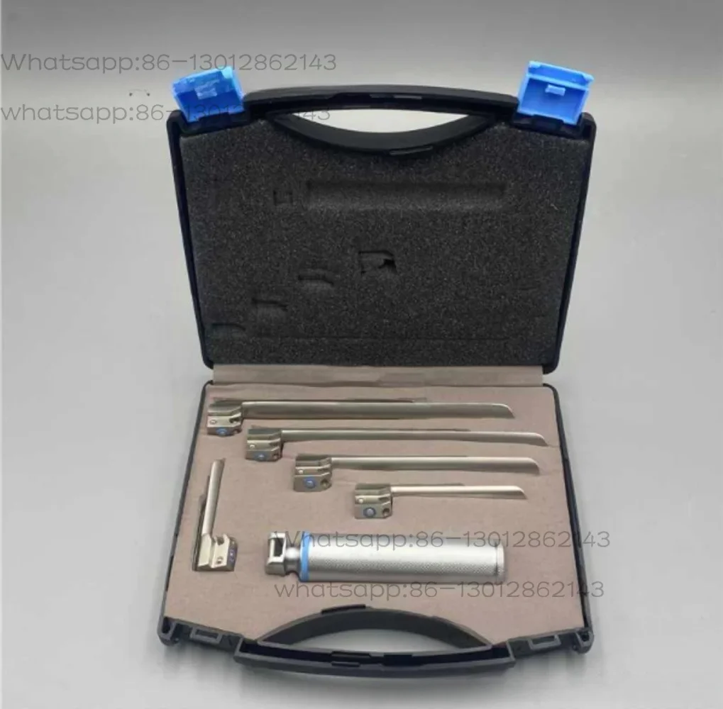 Veterinary Anesthesia Laryngoscope 5 Blades for Animals Dog Cat Vet Clinic Hospital Equipment