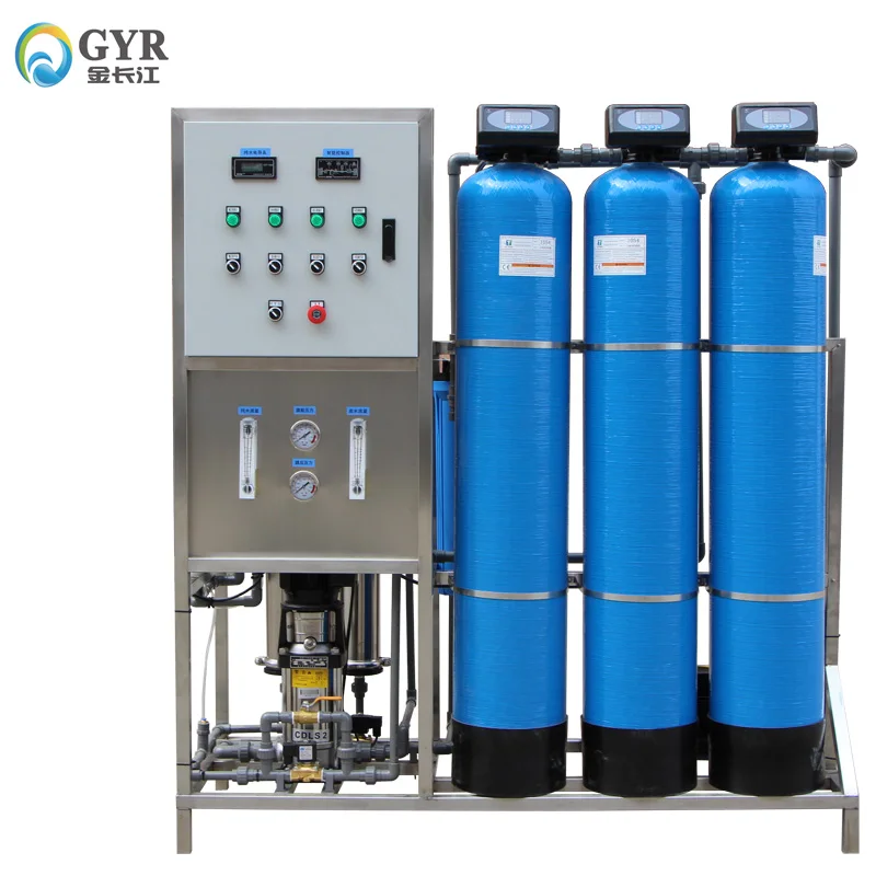500lph Portable Hard Water Softener System Reverse Osmosis Pure Water Maker Softener for Circulating System Cooling