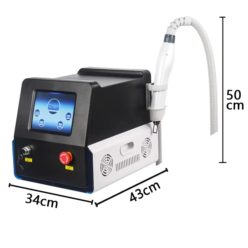 آلة إزالة الوشم بالليزر بيكو ثانية المحمولة 1064nm 532nm 1320nm الصباغ إزالة تجديد الجلد آلة الليزر بيكو