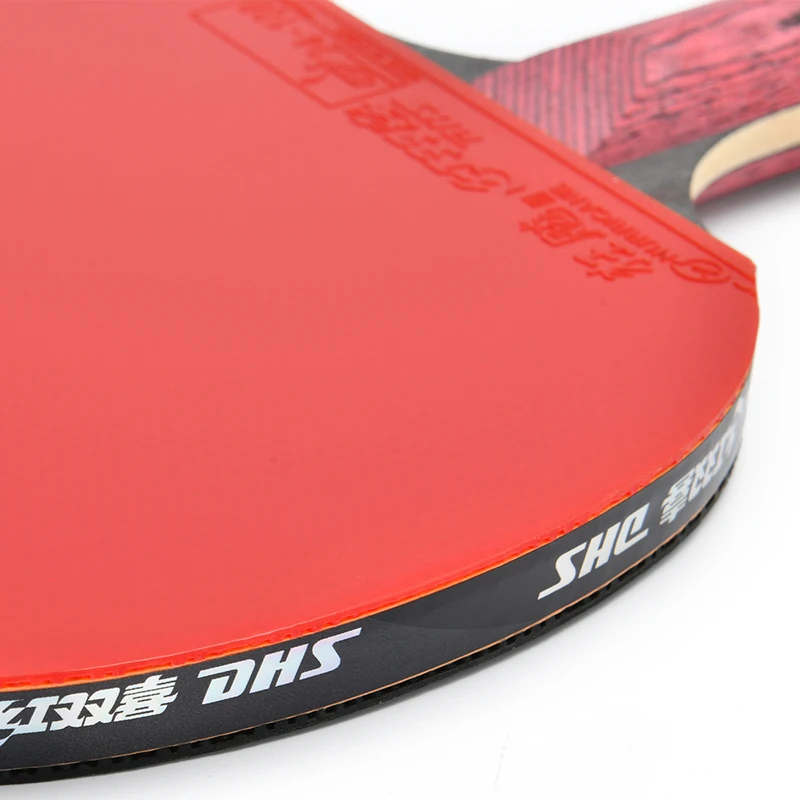

DHS Table Tennis Racket Ping Pong Bat Case Original Star Diamond Series New Learner Pure Wood Rubber Pimples In Pingpong Racket