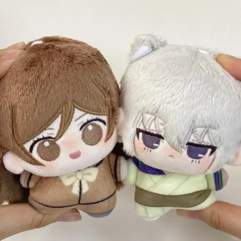 Japanese Anime TOMOE Embroidery Eye Q Version Standing Posture Soft Plush Doll Luggage Zipper Decoration Couple's Birthday Gifts