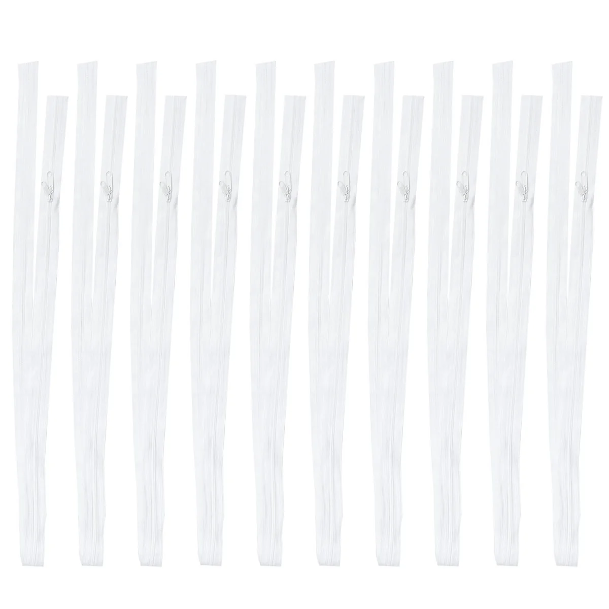 

10PCS Nylon Durable Smooth Quilt Luggage Tent DIY Sewing Bags Strong Lightweight Sturdy Two Pull Luggage Zippers Head