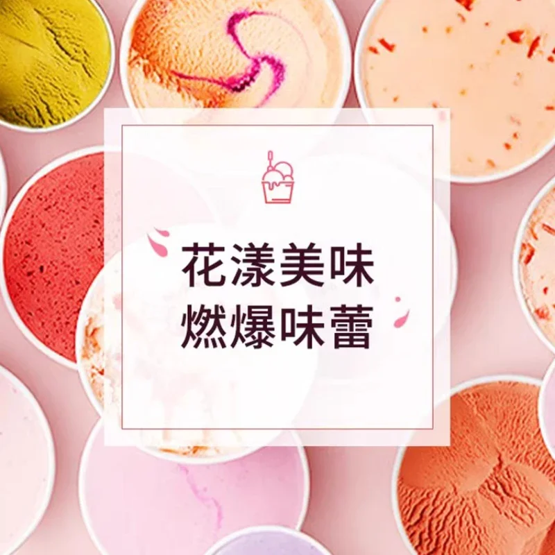 Máquina de helados casera, pequeña, totalmente automática, para el hogar