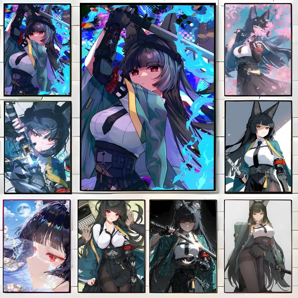game agent character Z-Zenless Zone Zero Miyabi Hoshimi Poster Wall Art Print Decorative Mural Home Decor Gift Unframed