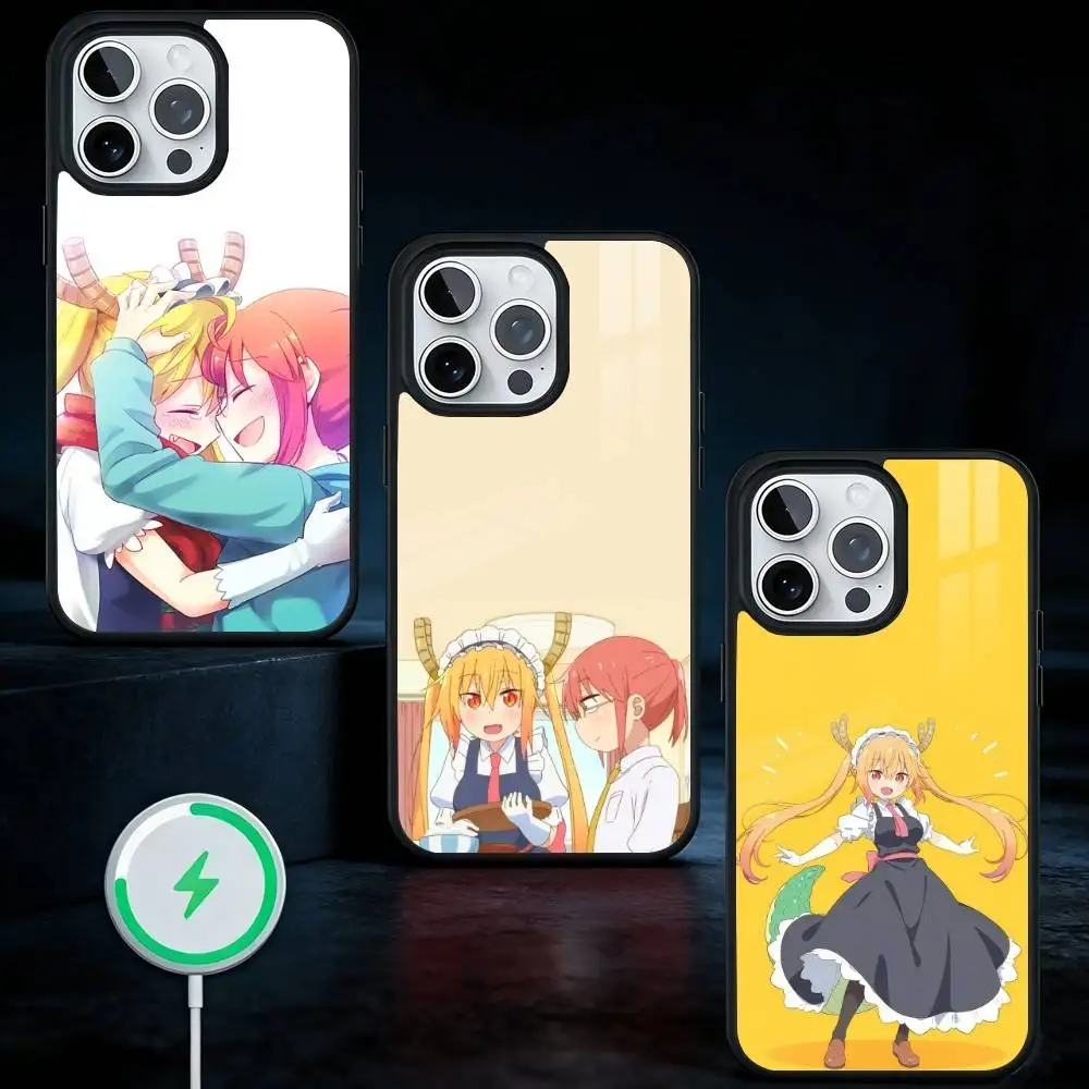 

Miss K-Kobayashi D-Dragon Maid Phone Case For iPhone17,16,15,14,13 Plus,Pro Max Magnetic For Magsafe Wireless Charging