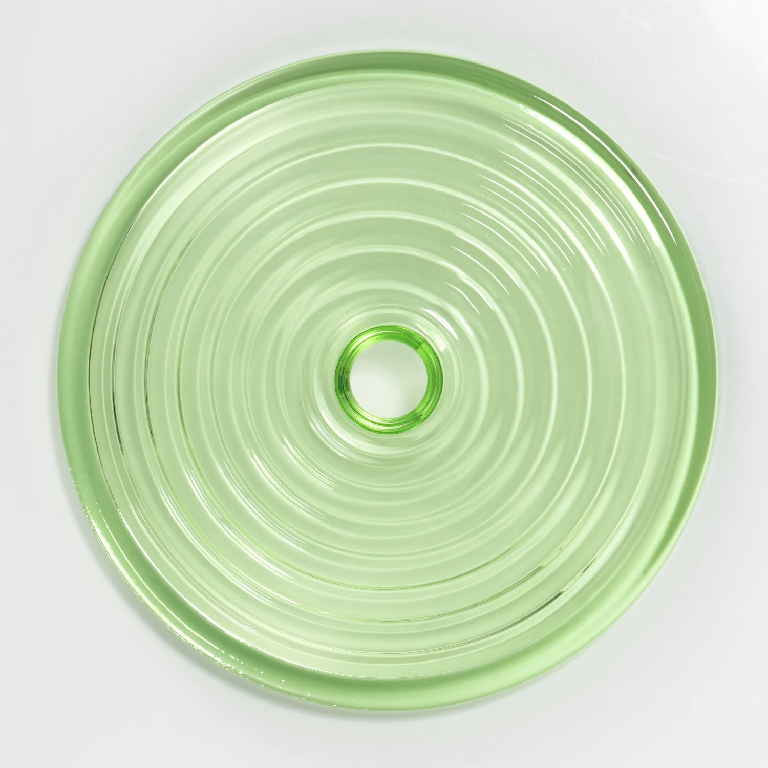 Negative Ion Energy Glass Disc Plate Magic Water Purifying Glassware for Healthier Drinking Water