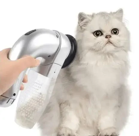 Handheld Vacuum for Pet Hair Electric Cat Dog Vacuum Fur Cleaner Hair Remover Trimmer Cat Grooming Tool Pets Beauty Supplies