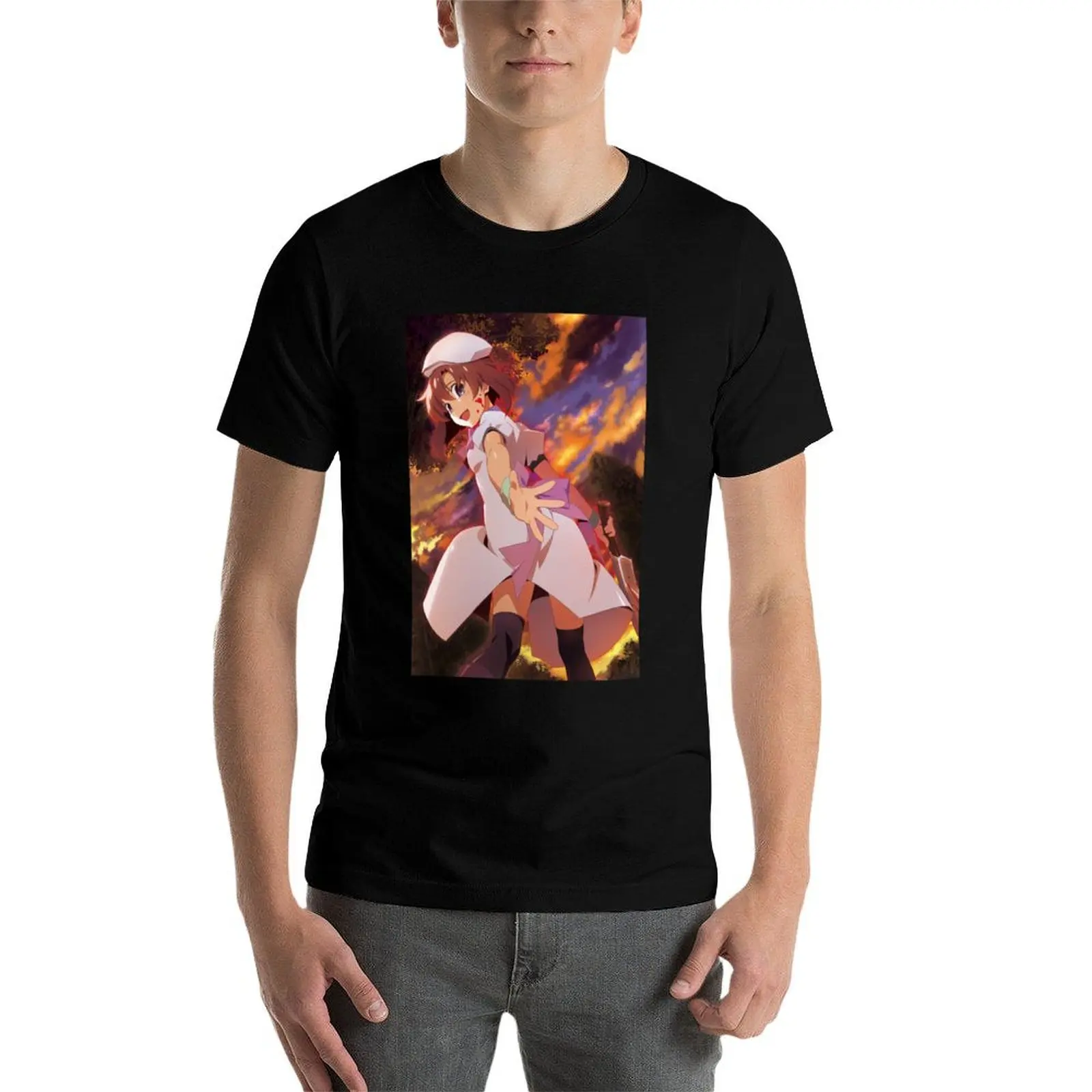 Higurashi no Naku Koro ni Gou T-Shirt t shirts for man t shirts for man cotton t shirt for man