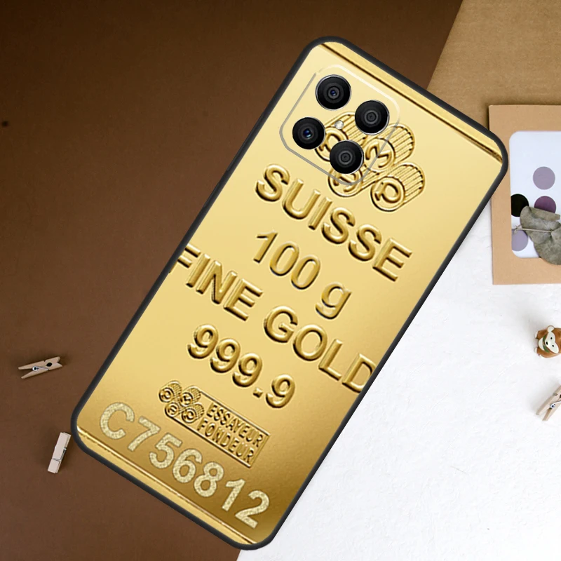 Custodia svizzera Fine Gold per Honor X6a X9a X9b X8a X7a X7 X8 X9 8X 9X Honor 90 Lite 70 50 Magic 5 6 Pro Cover