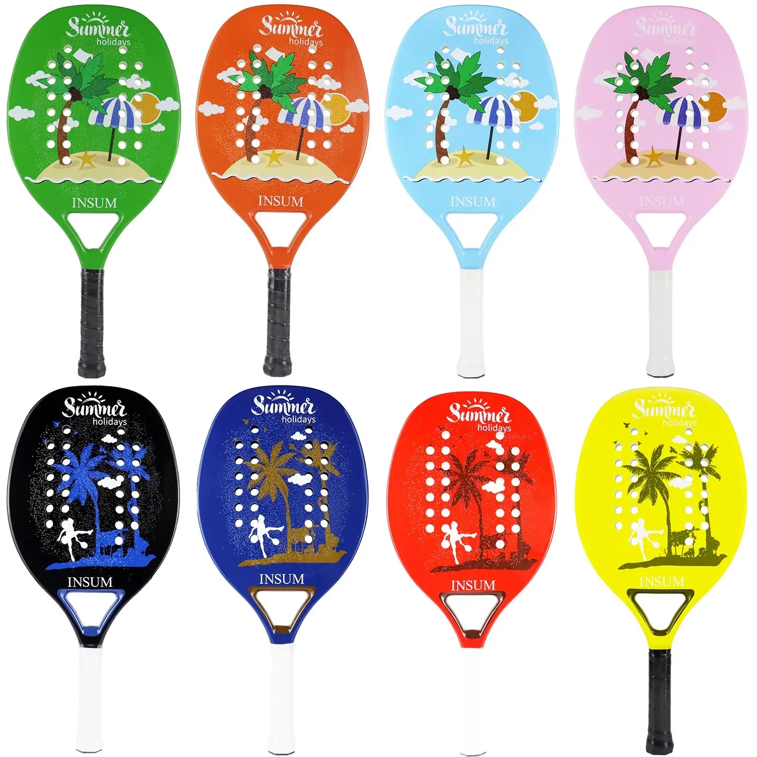 Factory Price Customize Your Own Soft Rough Carbon Beach Tennis Racquet