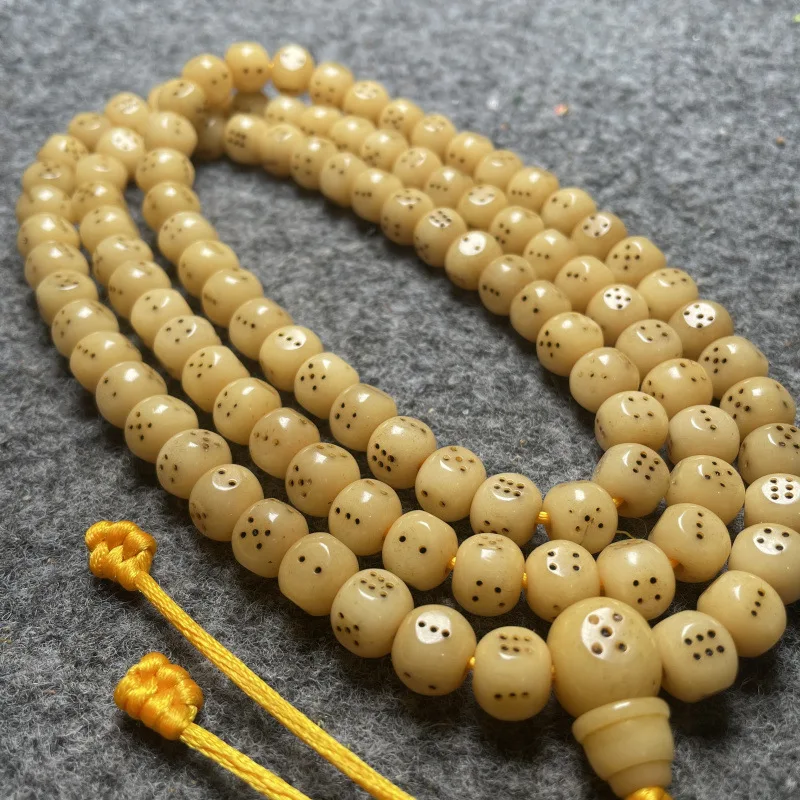 pulsera-de-cuentas-budistas-de-108-piezas-en-forma-de-dado-de-hueso-de-vaca-tibetano-envejecido-color-natural-original-liso-y-aceitoso