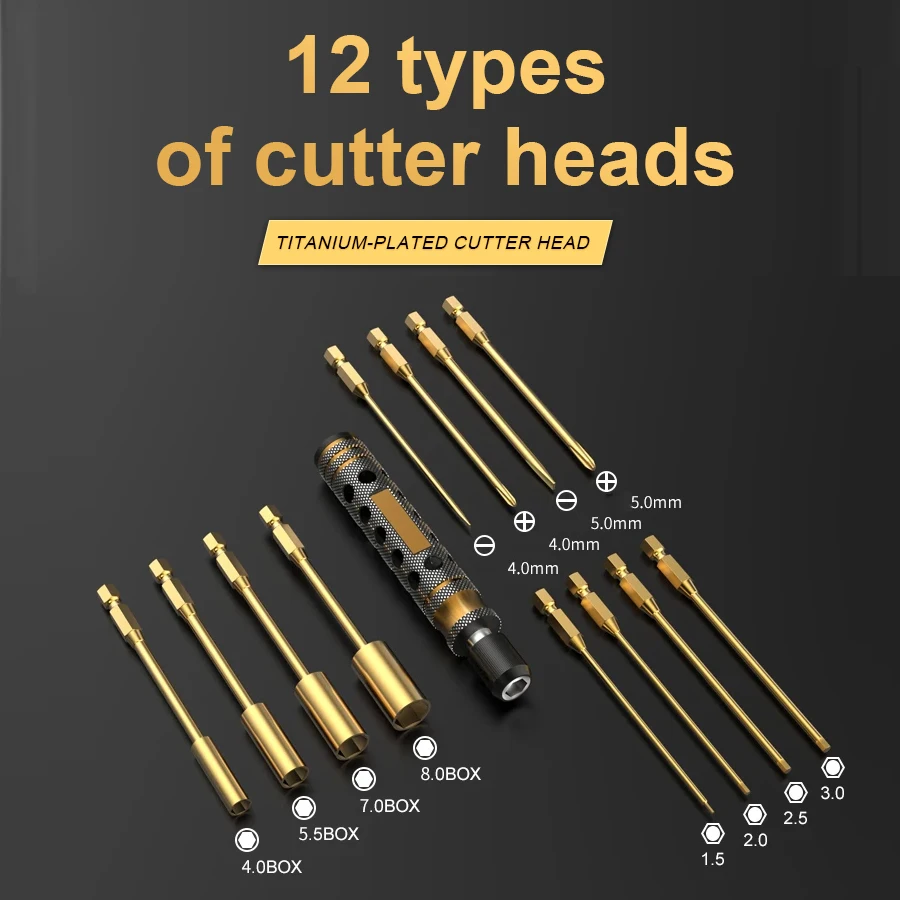 

Набор магнитных отверток, скелетонизированная легкая шестигранная отвертка, 6,35 мм, ручка, модель, инструменты для ремонта авиации