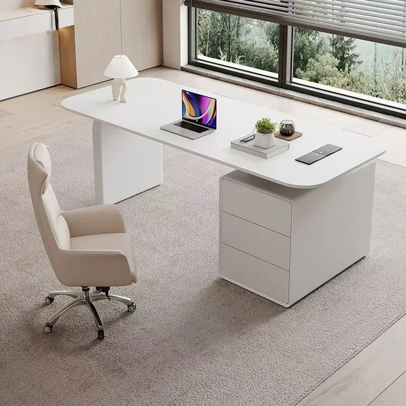 

Minimalist Luxury Office Desks Modern Durable Office Desks Lacquer Beauty Office Furniture Scrivanie Per Ufficio ZY40BGZ