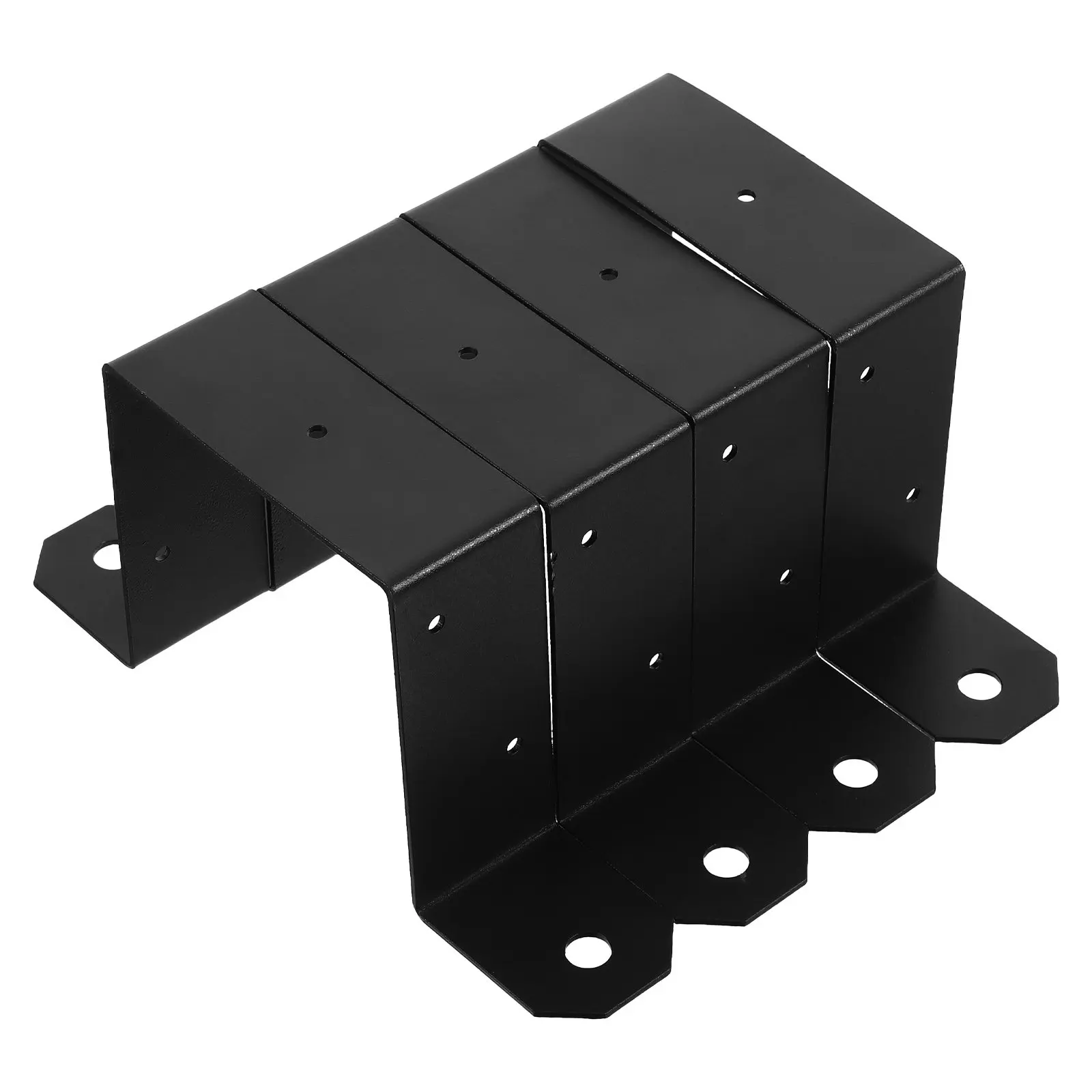 

Комплект из 4 креплений для квадратных труб: усиленные зажимы для труб, перил, ограждений, металлические U-образные опорные кронштейны для монтажа