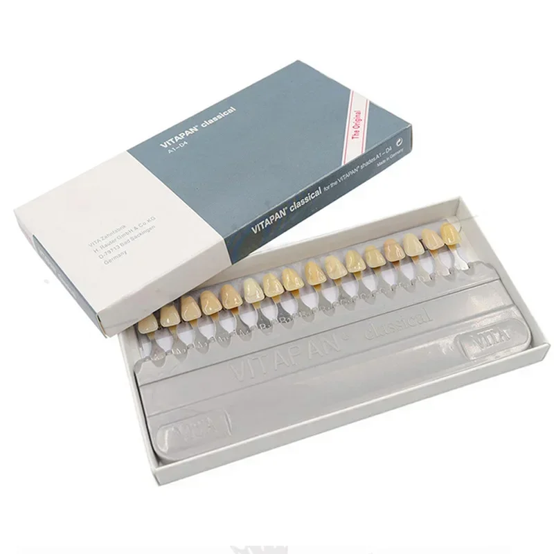 Dentals Equipment Teeth Whiting Porcelain VITA Pan Classical 16 Colors Guide Vitas Tooth Model Colorimetric Plate Model