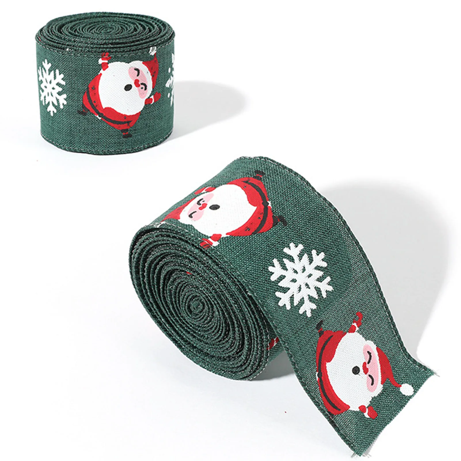 Christmas Santa Gnome Ribbon Create Warm Happy Atmosphere Ribbon for Wrapping Presents Accessories