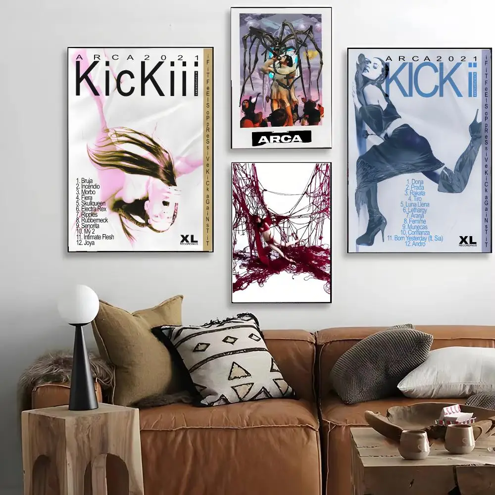 Arca Kick IIIII Singer Poster HD Art Decorative Wall Art Waterproof Home Décor for Living Room Bedroom Café Stylish Gift