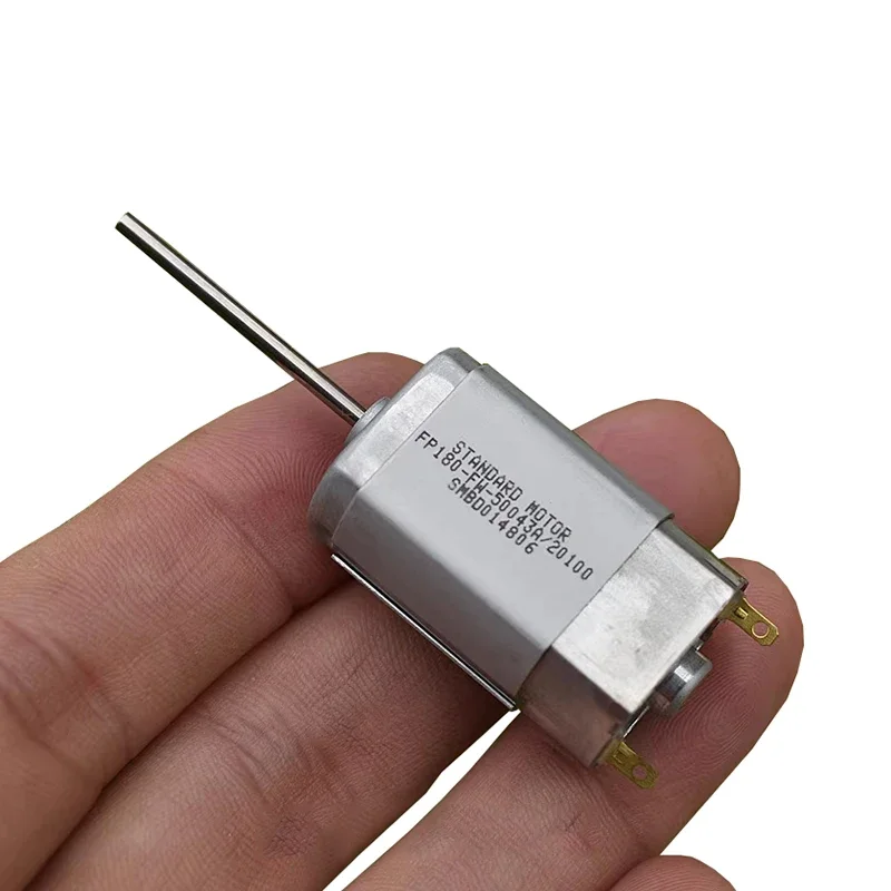 

Standard FP180-FW/20100 Motor DC 5V 6V 7.4V 9V 14500RPM High Speed Mini 20mm Electric Motor 30mm Long Shaft 180 Motor