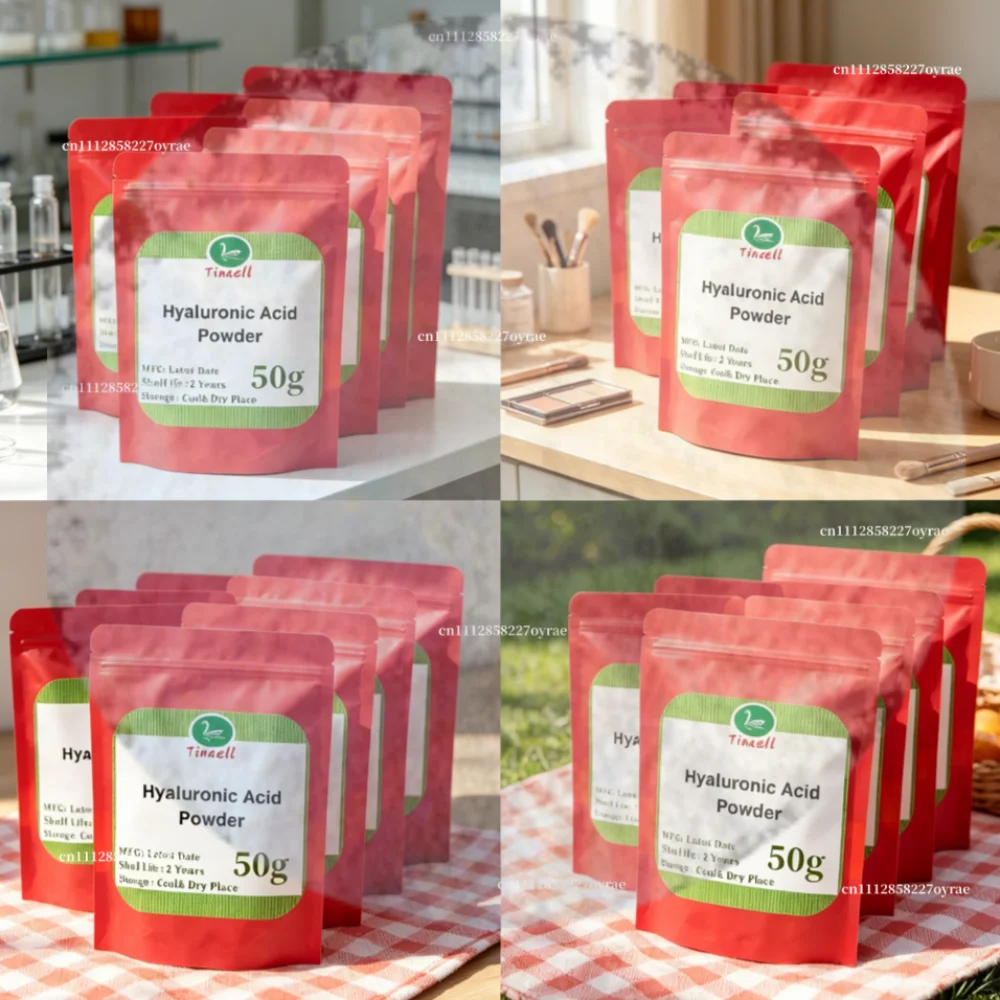 High Content 99% Cosmetic Materials Hyaluronic Acid Powder Anti-wrinkle And Anti-aging,moisturizing,free Shippin