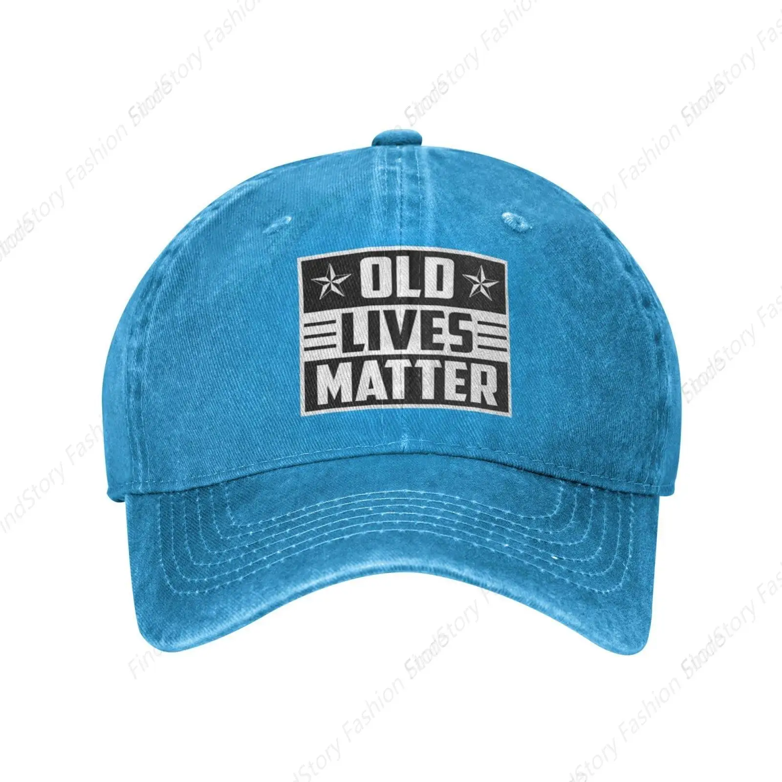 Altes Leben zählt Baseball mütze für Männer Frauen Vintage Trucker Denim Hut gewaschen Baumwolle Mode Unisex verstellbare Sportarten