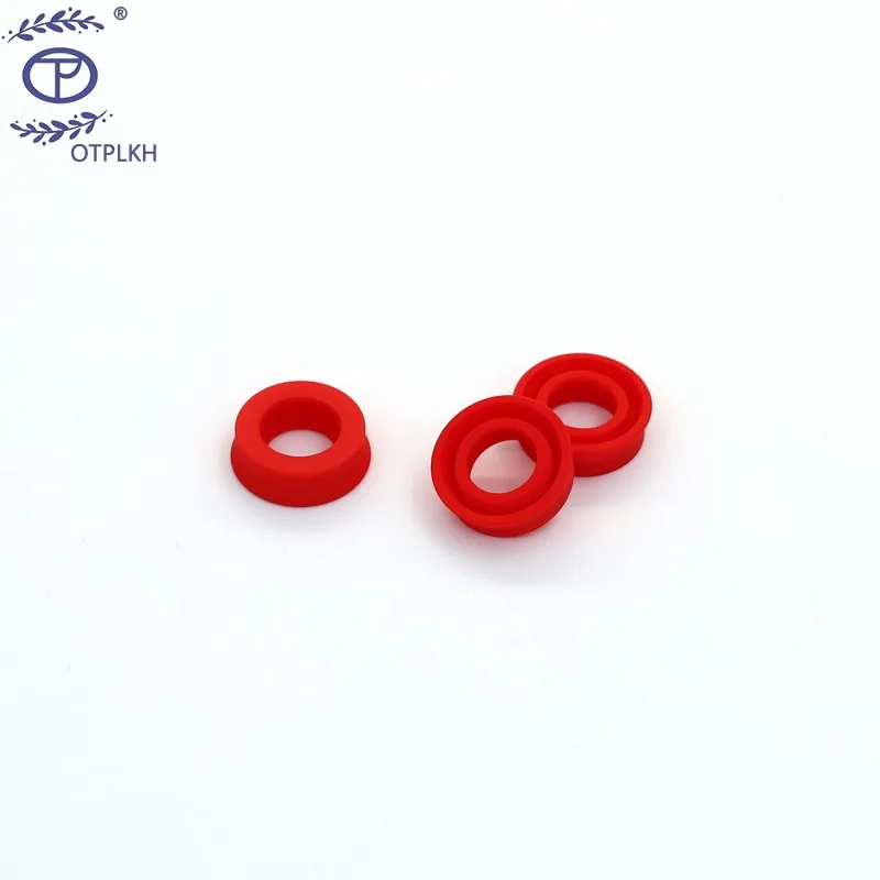 Y-ring seal red PU polyurethane Y-type sealing ring piston rod seals non-standard parts shaped parts factory customized