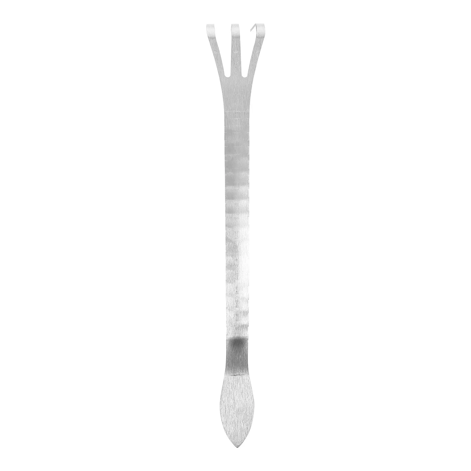 Stainless Steel Small Garden Rake 3-Prong Bonsai Root Rake Tool for Loosening Soil Weeding Cultivator Handheld Gardening Tool