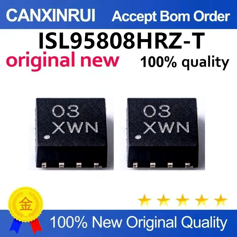 （5pcs-100pcs）Brand new original ISL95808HRZ-T silk screen 08 package DFN-8 gate driver chip