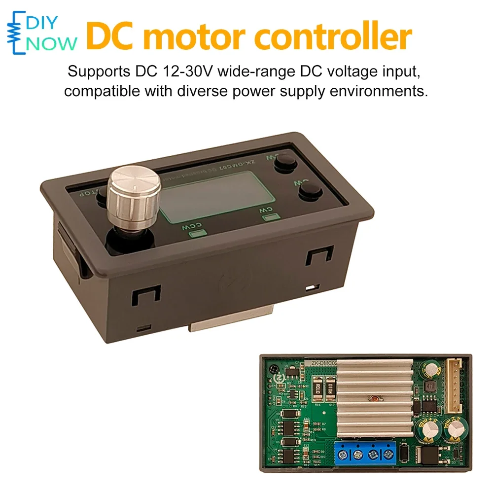 DMC02 Motor Controller DC 12-30V Forward/Reverse Controller Driver TTL Serial Communication with Motor Delay Speed Regulation