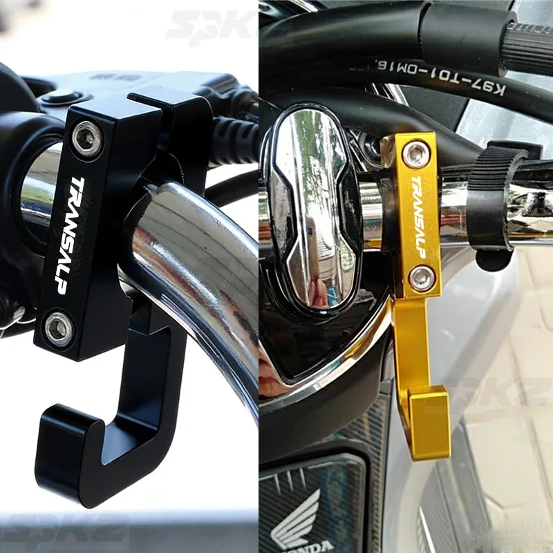 Motorcycle Accessories CNC Cylinder Helmet Hook Holder Clamp For New HONDA TRANSALP 600 650 700 XLV 600 650 700 TRANSALP