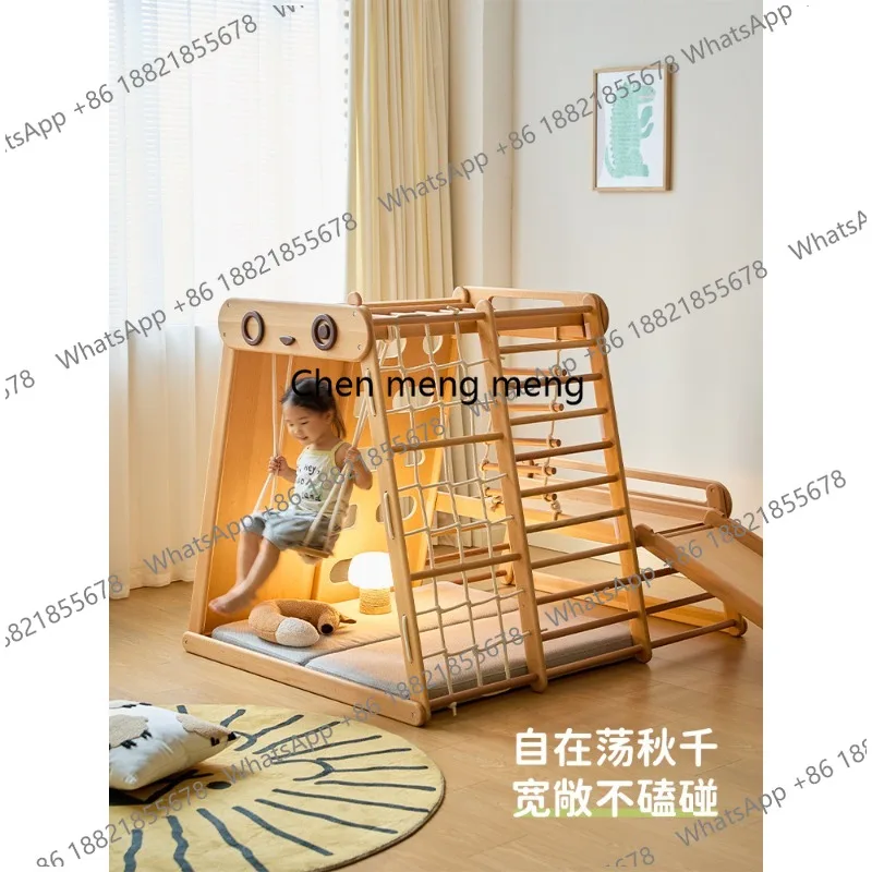 Climbing frame Children's indoor household small climbing frame Multifunctional slide combination
