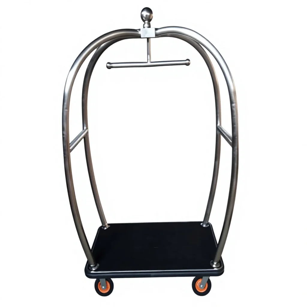 Love Heart Butane Fuel JF-031A with High Quality Rubber Wheels for Luggage Carrying in Hotels Restaurants Bars